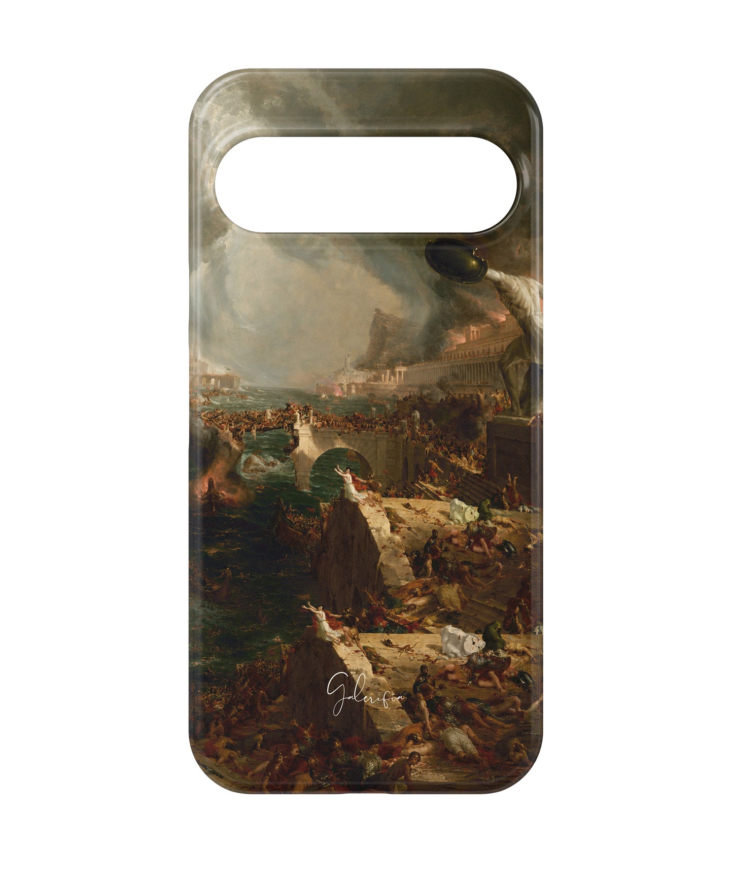The Course of Empire: Destruction by Thomas Cole Google Pixel Case