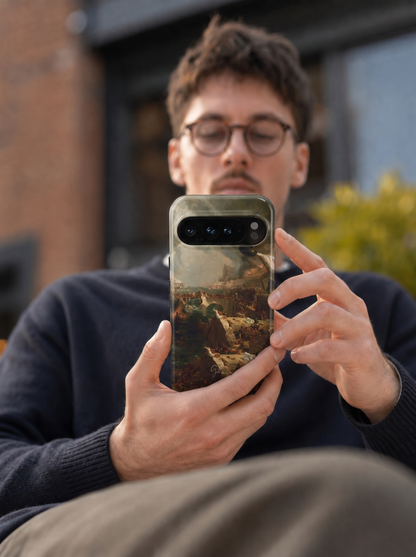 The Course of Empire: Destruction by Thomas Cole Google Pixel Case