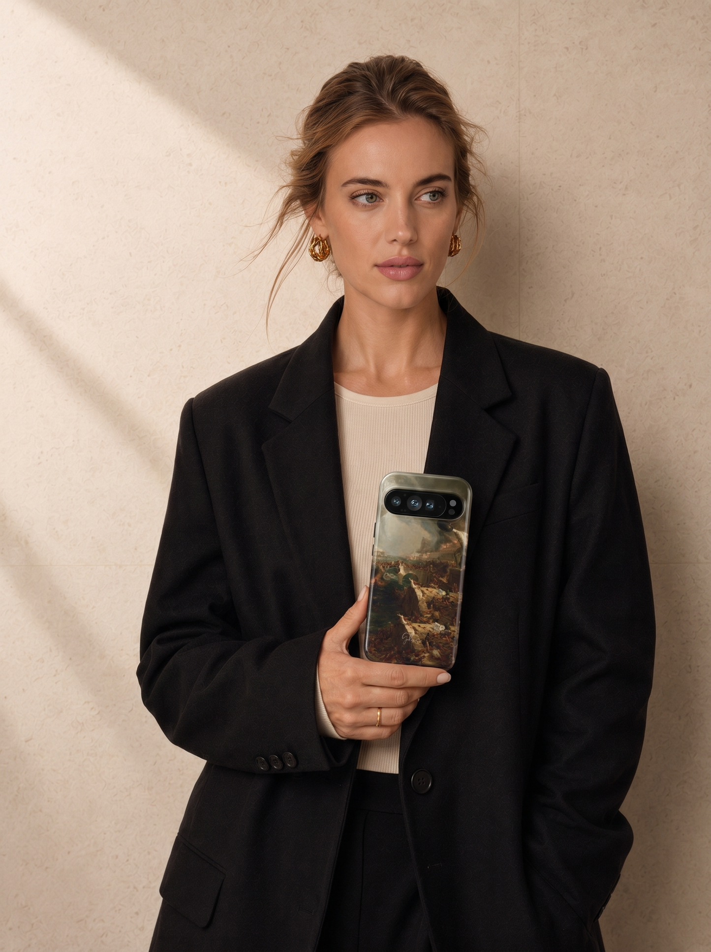 The Course of Empire: Destruction by Thomas Cole Google Pixel Case
