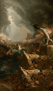The Course of Empire: Destruction by Thomas Cole