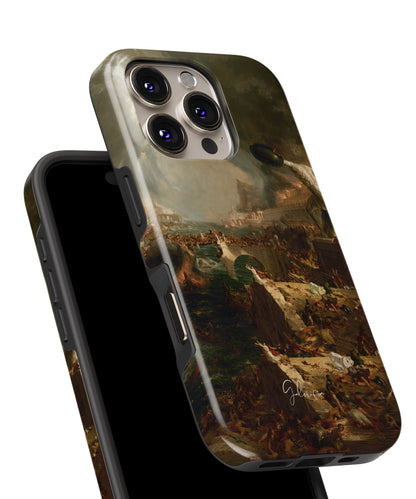 The Course of Empire: Destruction by Thomas Cole iPhone Case
