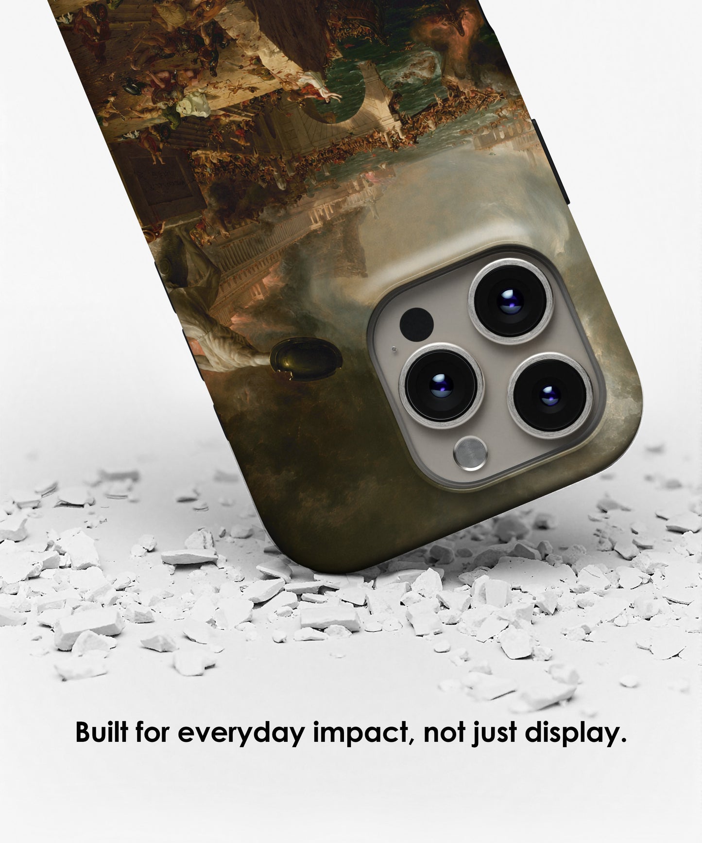 The Course of Empire: Destruction by Thomas Cole iPhone Case