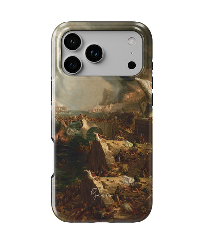 The Course of Empire: Destruction by Thomas Cole iPhone Case