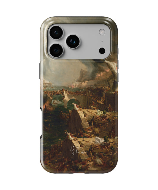 The Course of Empire: Destruction by Thomas Cole iPhone Case