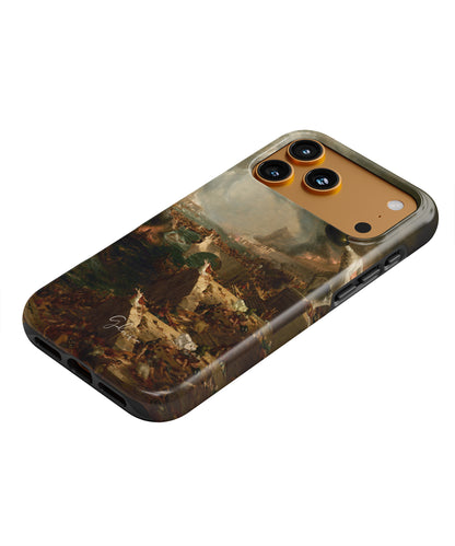 The Course of Empire: Destruction by Thomas Cole iPhone Case