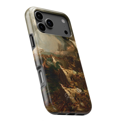 The Course of Empire: Destruction by Thomas Cole iPhone Case