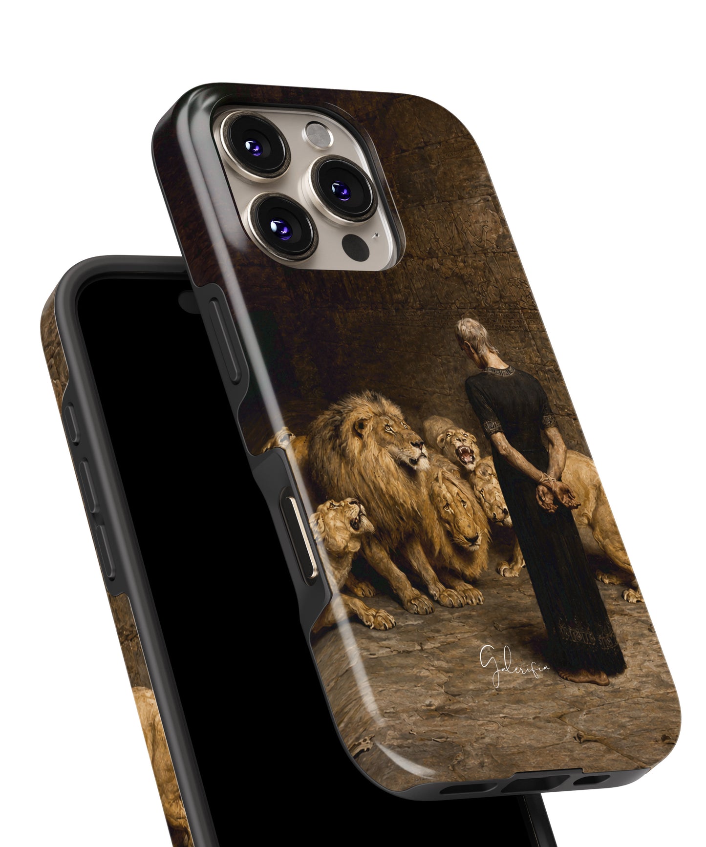 Daniel in the Lion’s Den by Briton Rivière iPhone Case