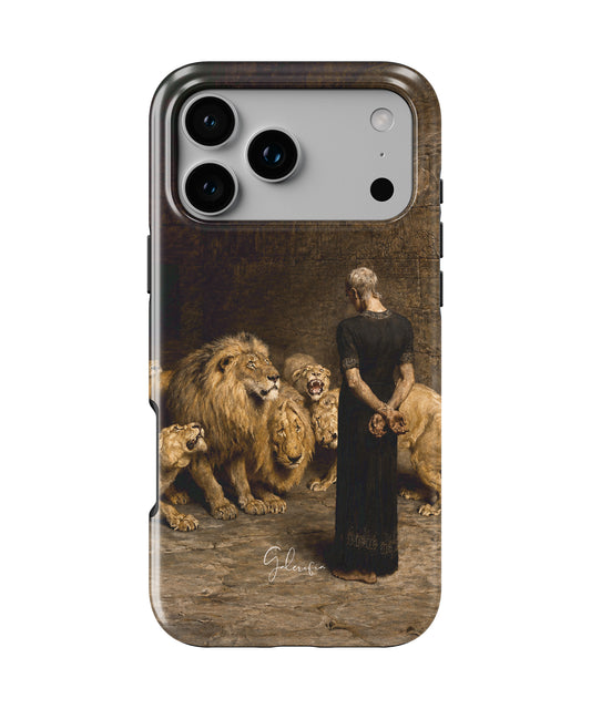 Daniel in the Lion’s Den by Briton Rivière iPhone Case