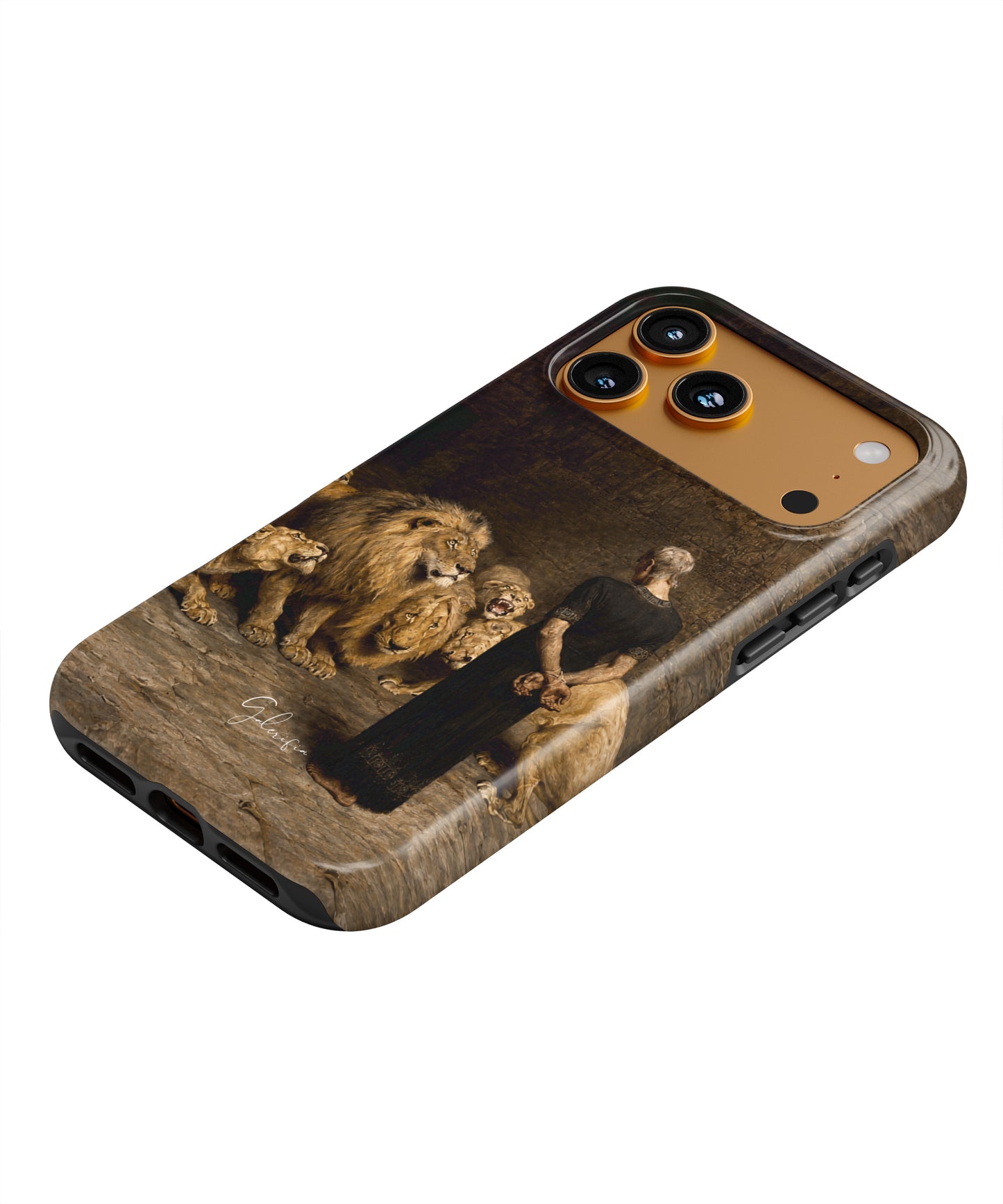 Daniel in the Lion’s Den by Briton Rivière iPhone Case