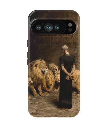 Daniel in the Lions' Den by Briton Rivière Google Pixel Case - Logo Free