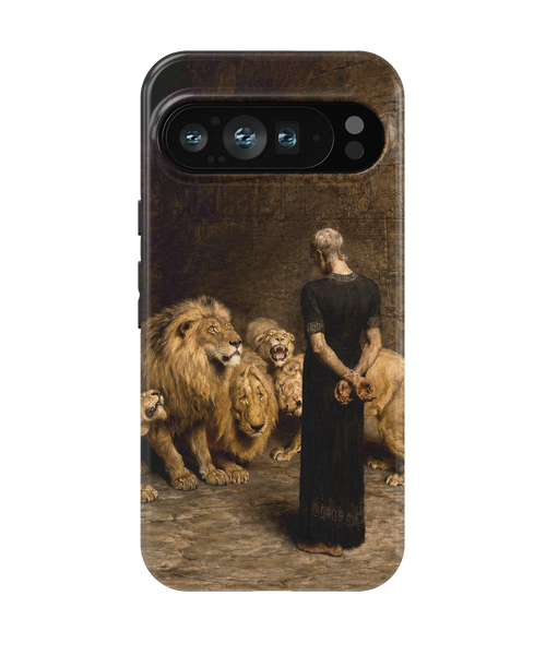 Daniel in the Lions' Den by Briton Rivière Google Pixel Case - Logo Free