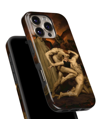 Dante and Virgil in Hell by William-Adolphe Bouguereau MagSafe iPhone Case