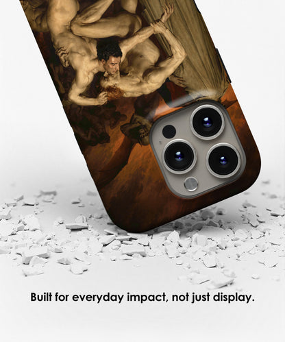 Dante and Virgil in Hell by William-Adolphe Bouguereau MagSafe iPhone Case