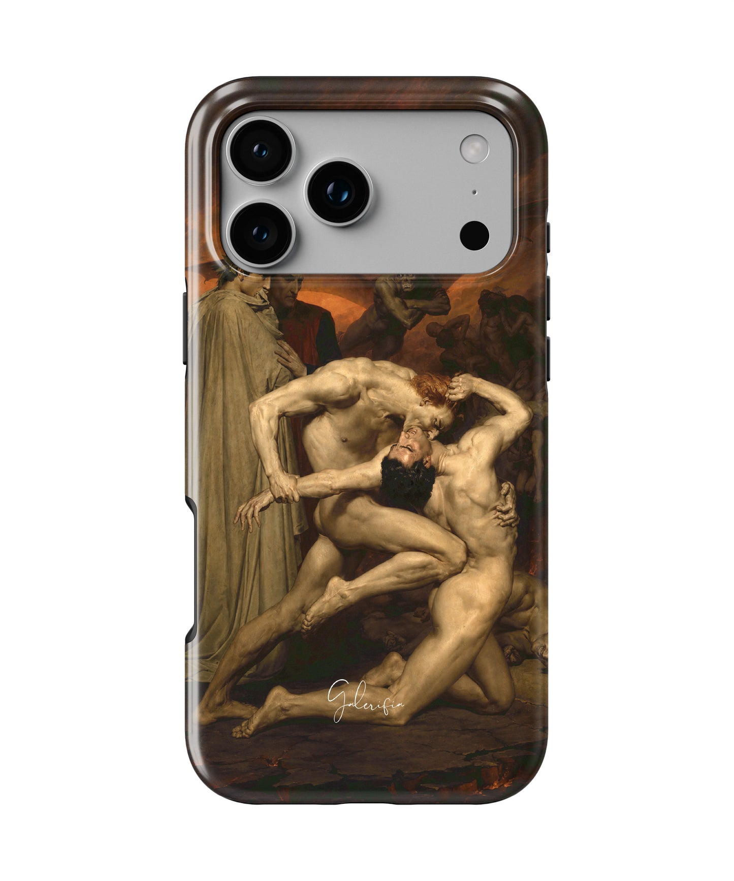 Dante and Virgil in Hell by William-Adolphe Bouguereau MagSafe iPhone Case
