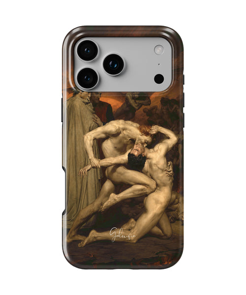 Dante and Virgil in Hell by William-Adolphe Bouguereau MagSafe iPhone Case