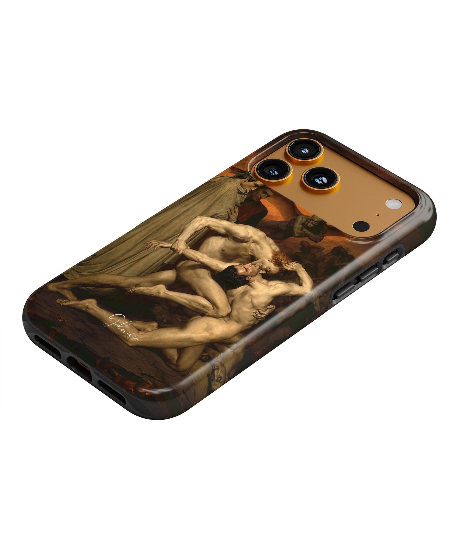 Dante and Virgil in Hell by William-Adolphe Bouguereau MagSafe iPhone Case