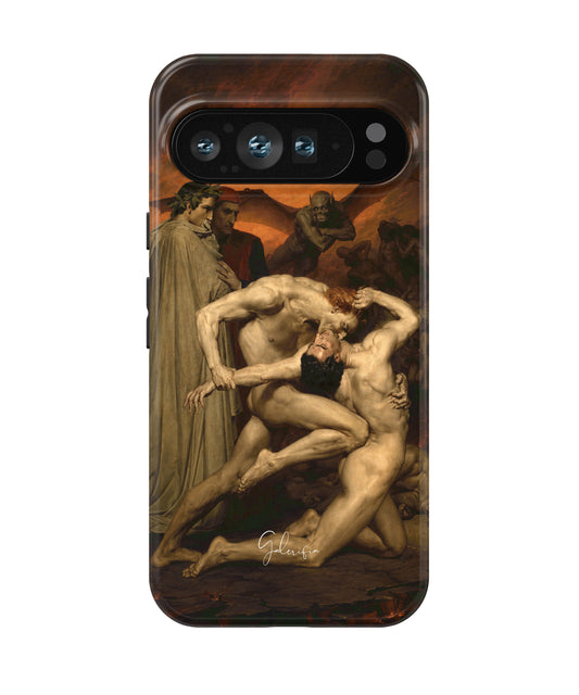 Dante and Virgil in Hell by William-Adolphe Bouguereau Google Pixel Case
