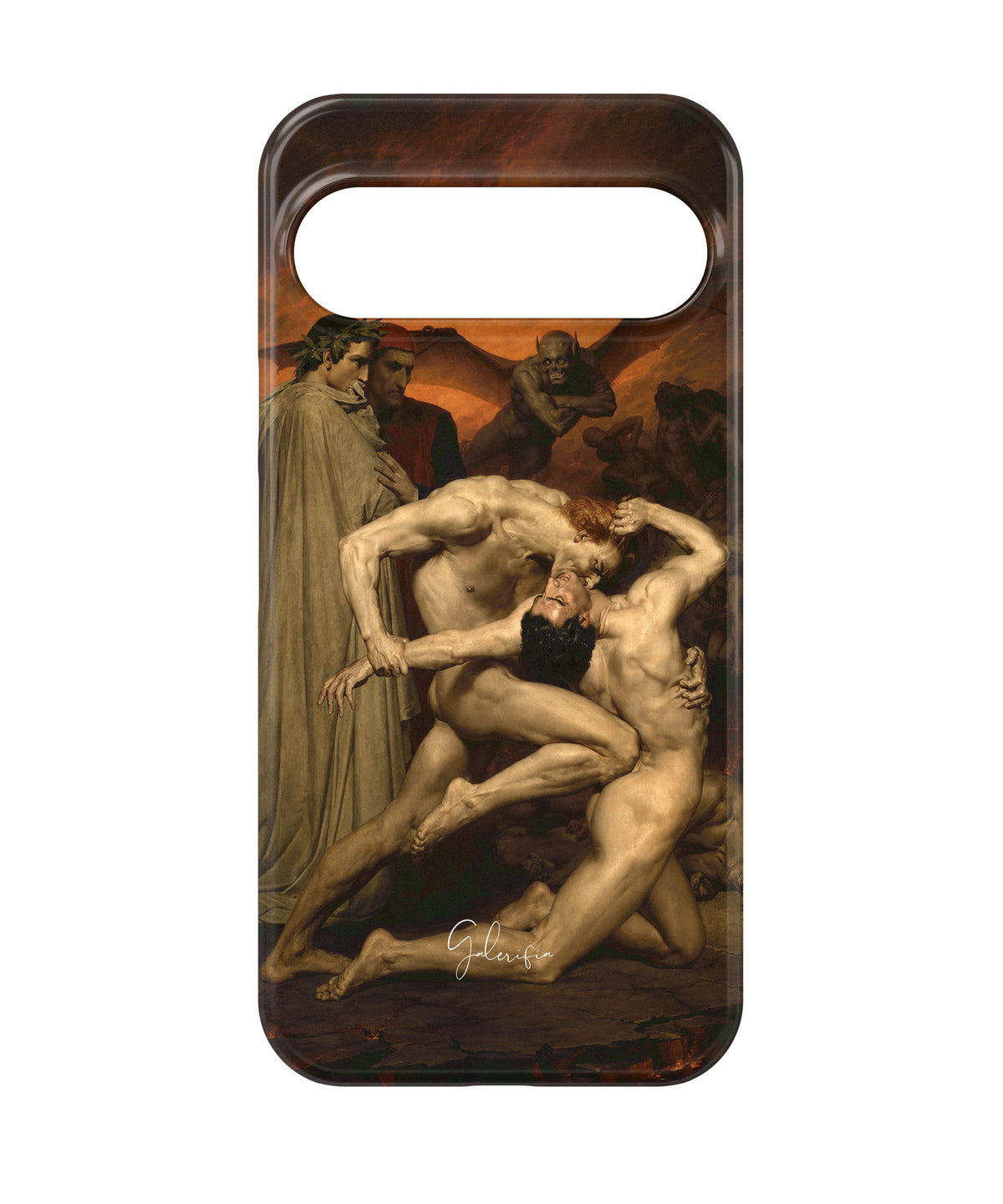 Dante and Virgil in Hell by William-Adolphe Bouguereau Google Pixel Case