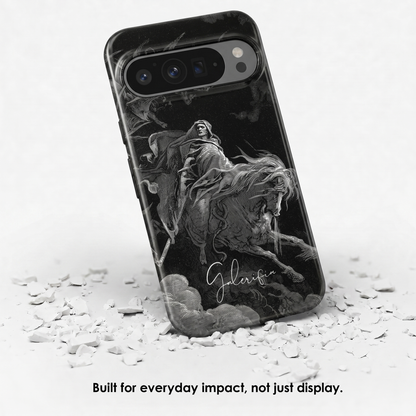 Angled view of Death on the Pale Horse by Gustave Doré tough Google Pixel case
