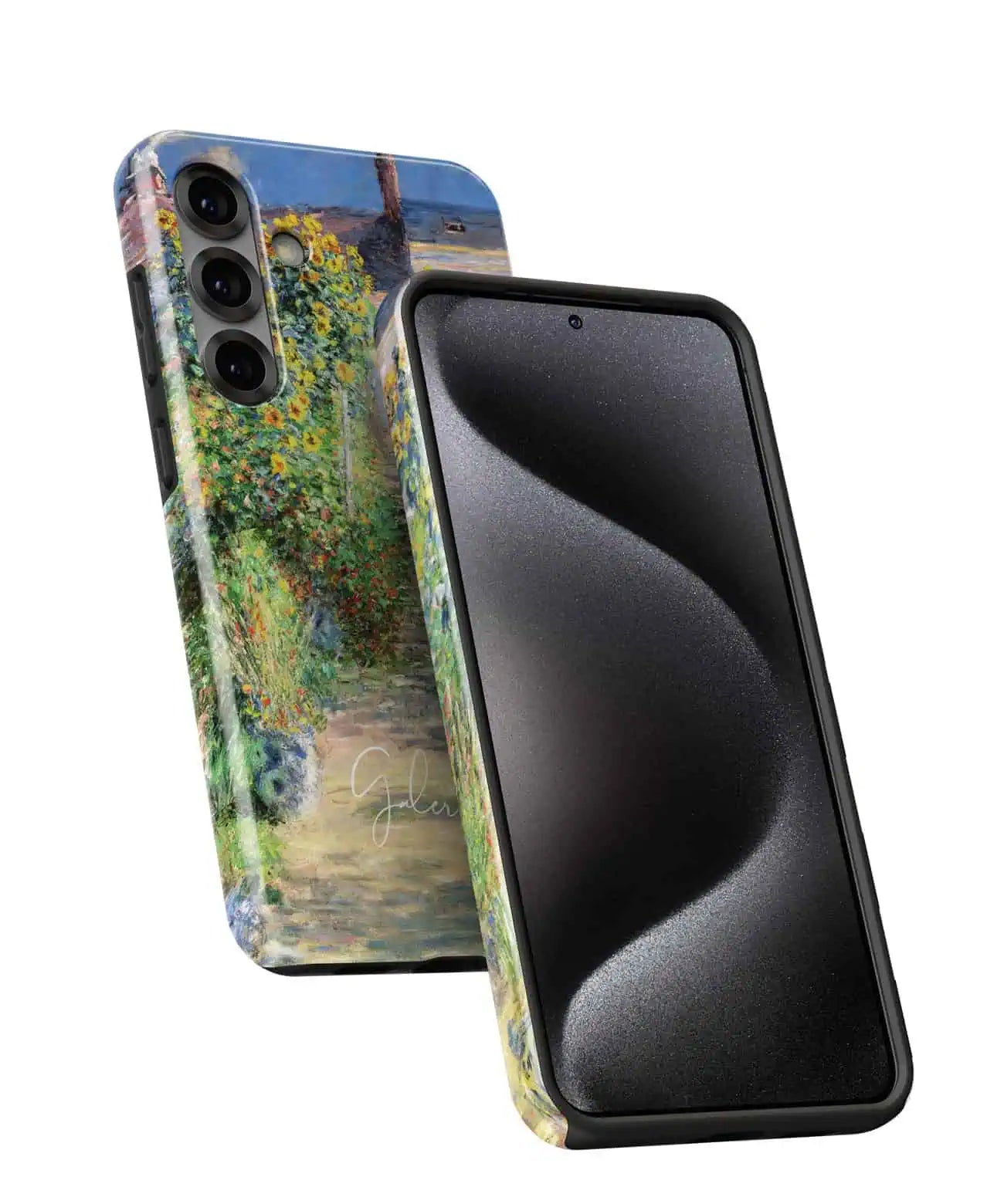 Shock-absorbing structure of Galerifia The Artist’s Garden at Vétheuil Claude Monet Samsung Galaxy case