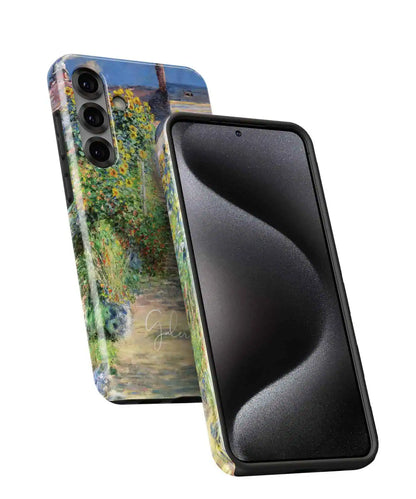Shock-absorbing structure of Galerifia The Artist’s Garden at Vétheuil Claude Monet Samsung Galaxy case