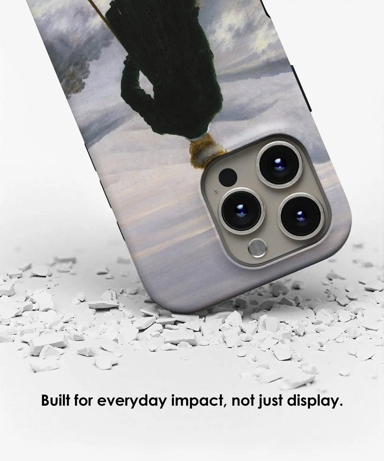 Shock-absorbing structure of Galerifia Wanderer above the Sea of Fog Caspar David Friedrich iPhone case