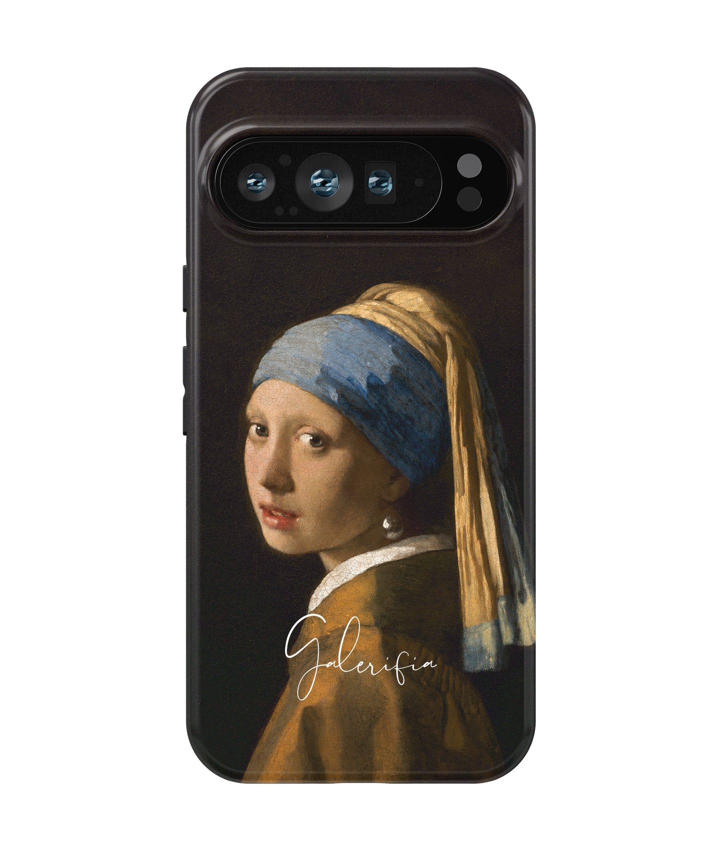 Girl with a Pearl Earring by Johannes Vermeer printed on a tough Google Pixel phone case front view