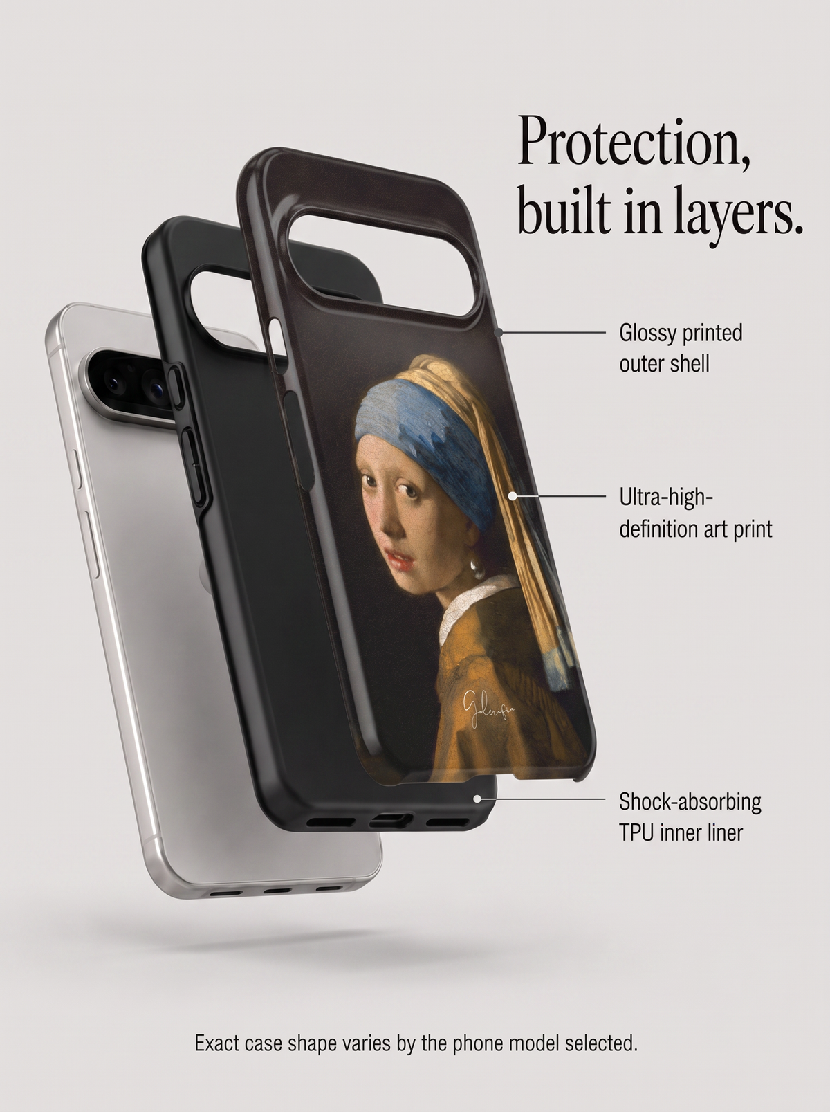Girl with a Pearl Earring by Johannes Vermeer Google Pixel Case