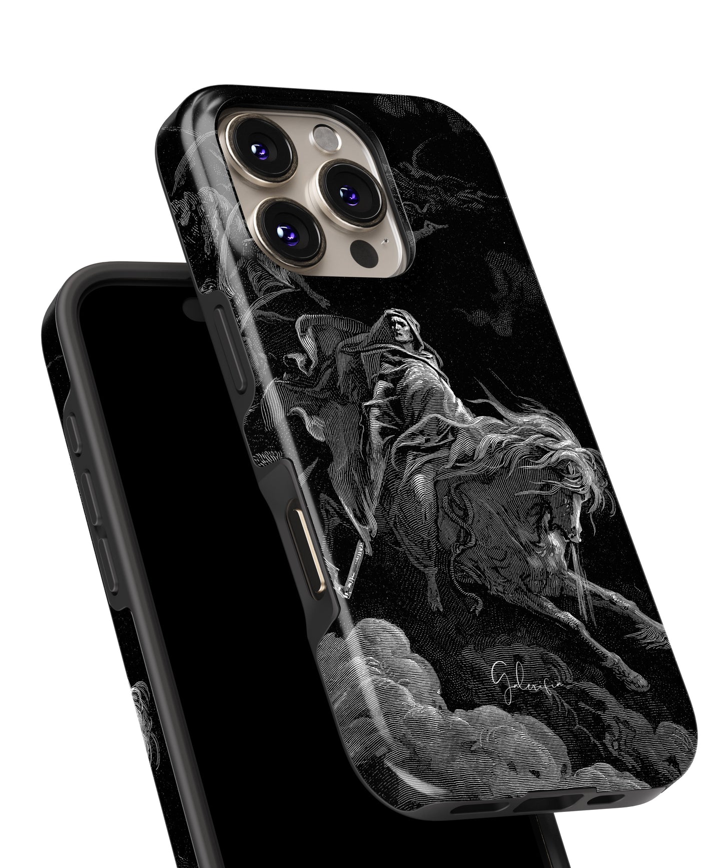 Death on the Pale Horse by Gustave Doré iPhone Case