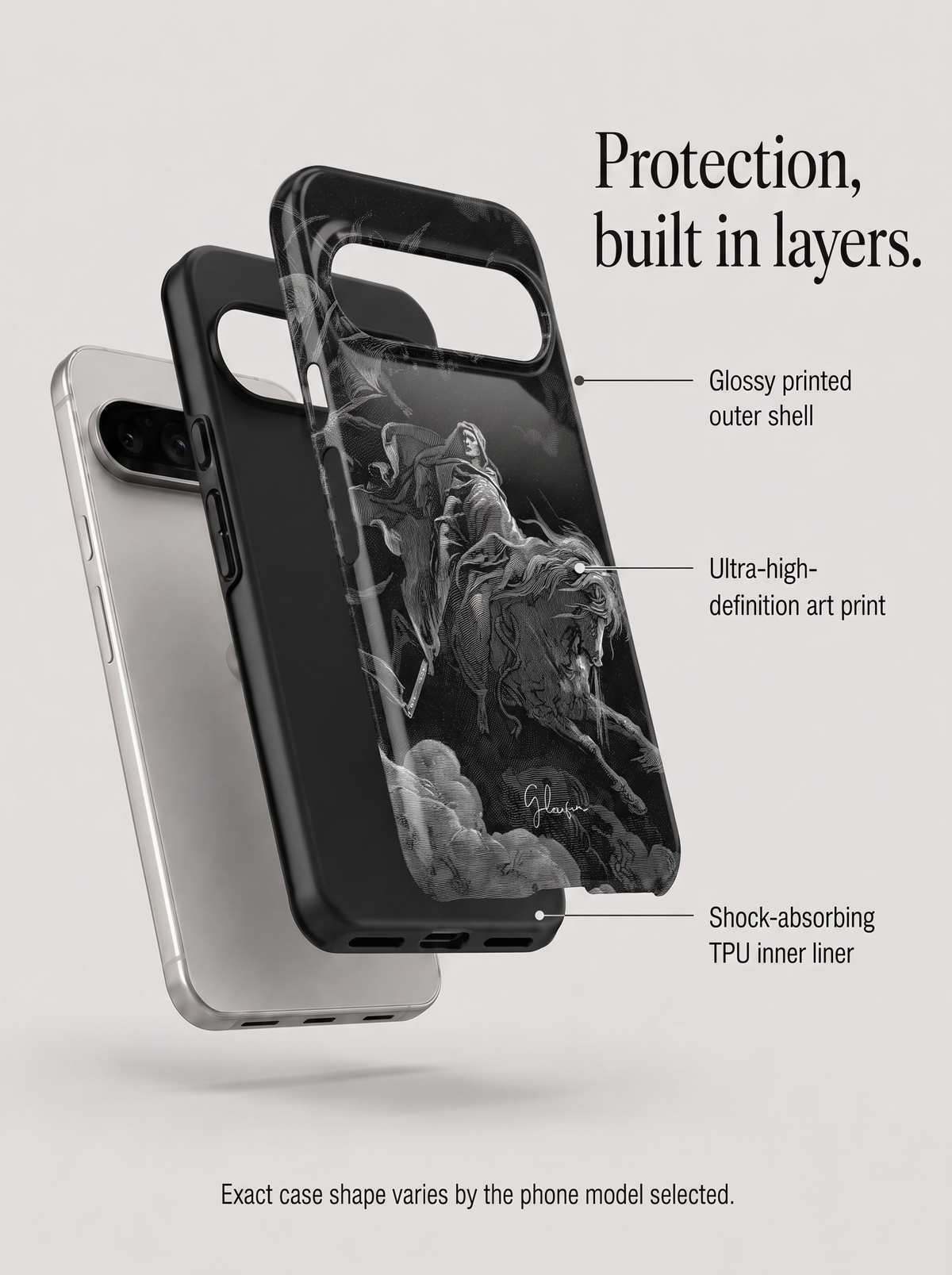 Death on the Pale Horse by Gustave Doré Google Pixel Case