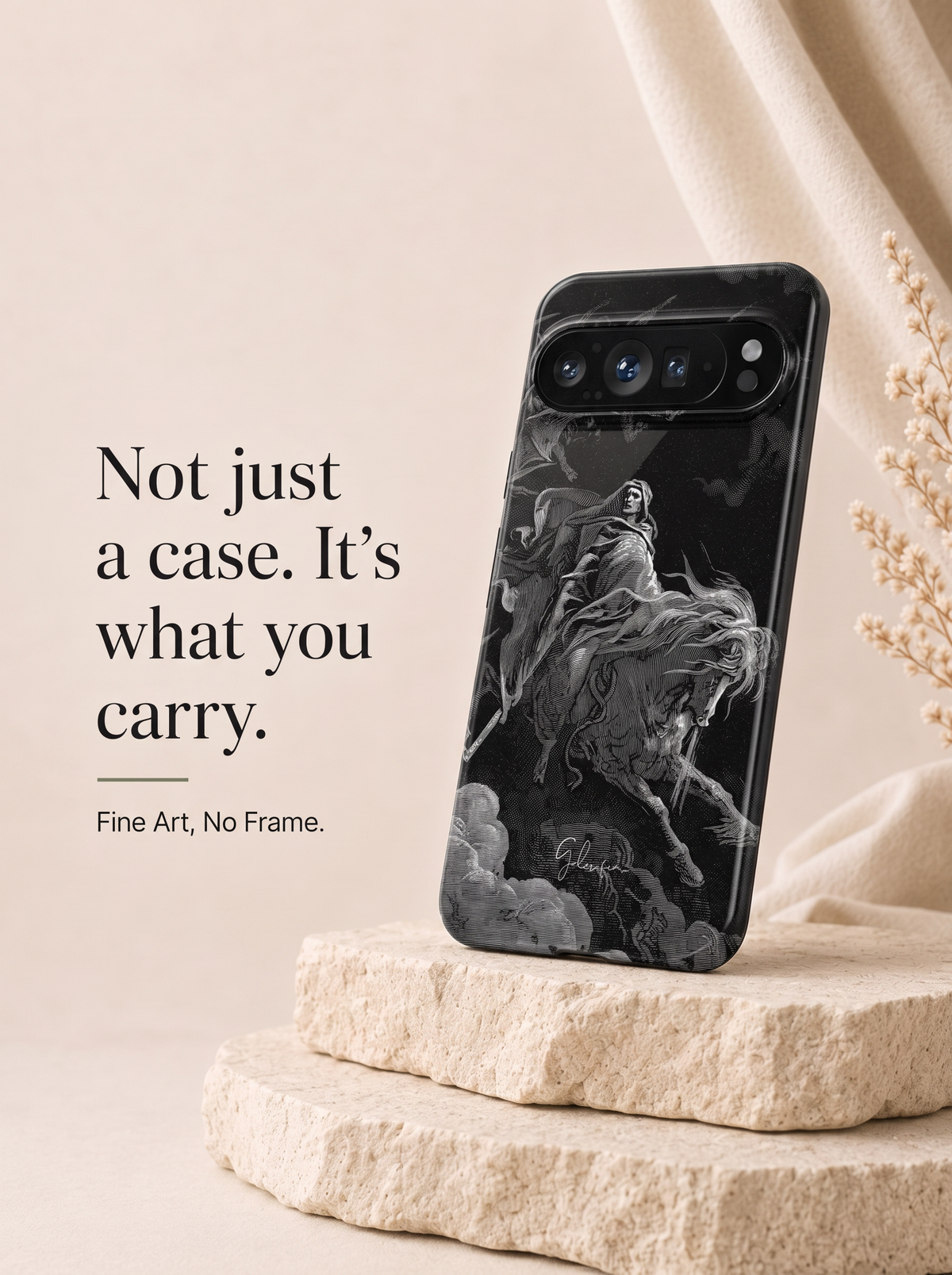 Death on the Pale Horse by Gustave Doré Google Pixel Case