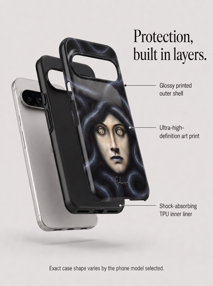 Head of Medusa by Franz von Stuck Google Pixel Case