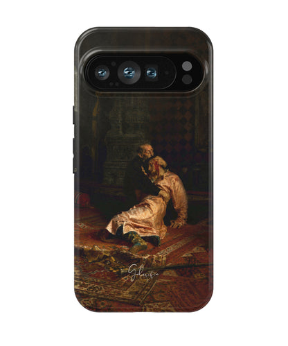 Ivan the Terrible and His Son Ivan by Ilya Repin Google Pixel Case