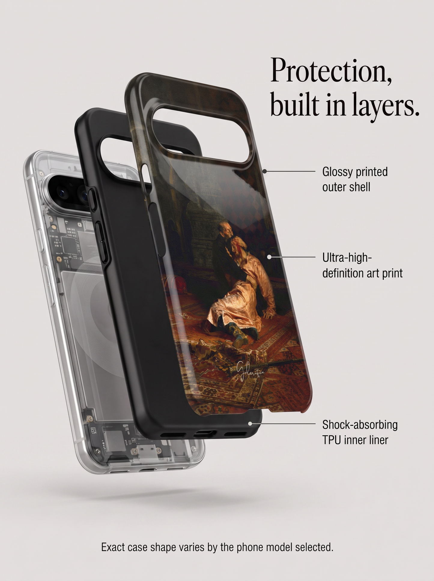 Ivan the Terrible and His Son Ivan by Ilya Repin Google Pixel Case