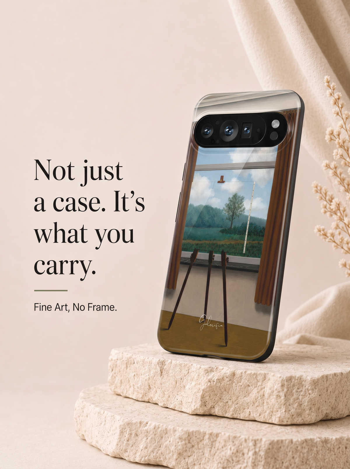 La condition humaine by René Magritte Google Pixel Case