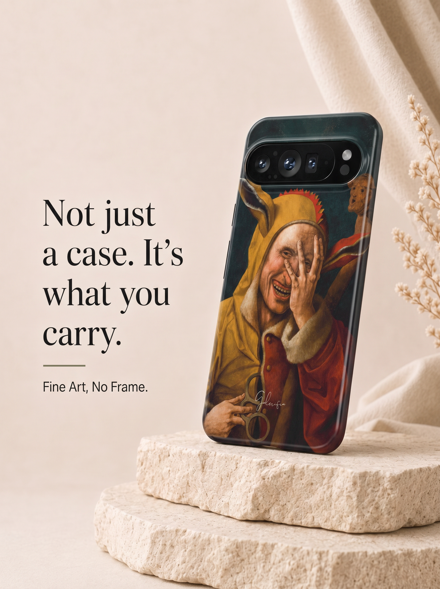 Laughing Fool, Attributed to Jacob Cornelisz van Oostsanen Google Pixel Case