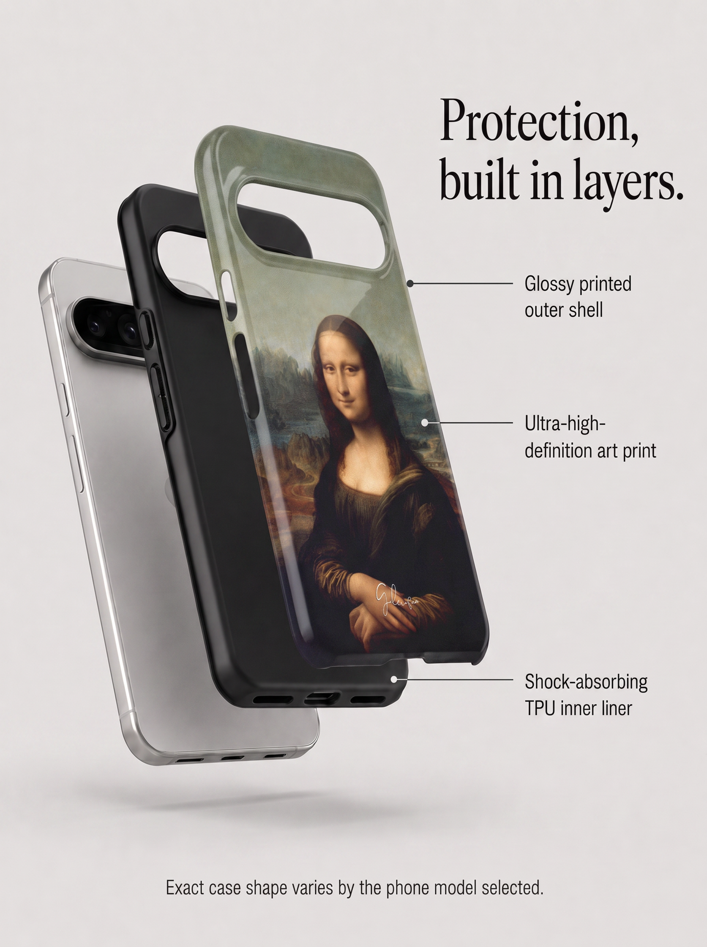 Mona Lisa by Leonardo da Vinci Google Pixel Case