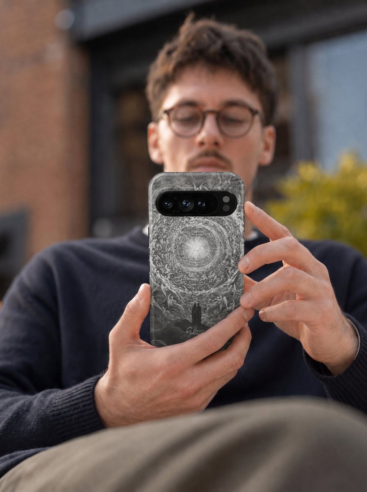 Paradiso Canto 34 by Gustave Doré Google Pixel Case