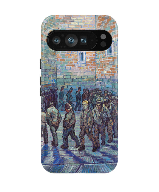 Prisoners Exercising by Vincent van Gogh Google Pixel Case