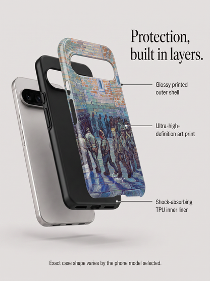 Prisoners Exercising by Vincent van Gogh Google Pixel Case