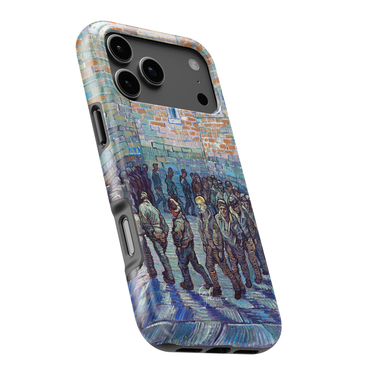 Prisoners Exercising by Vincent van Gogh iPhone case