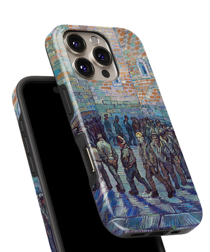 Prisoners Exercising by Vincent van Gogh iPhone case