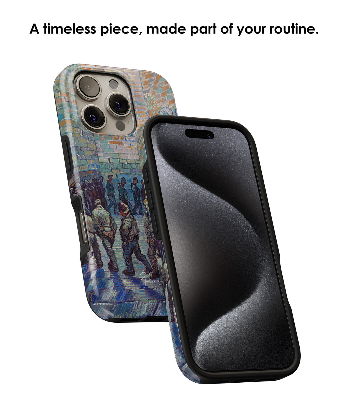 Prisoners Exercising by Vincent van Gogh iPhone case