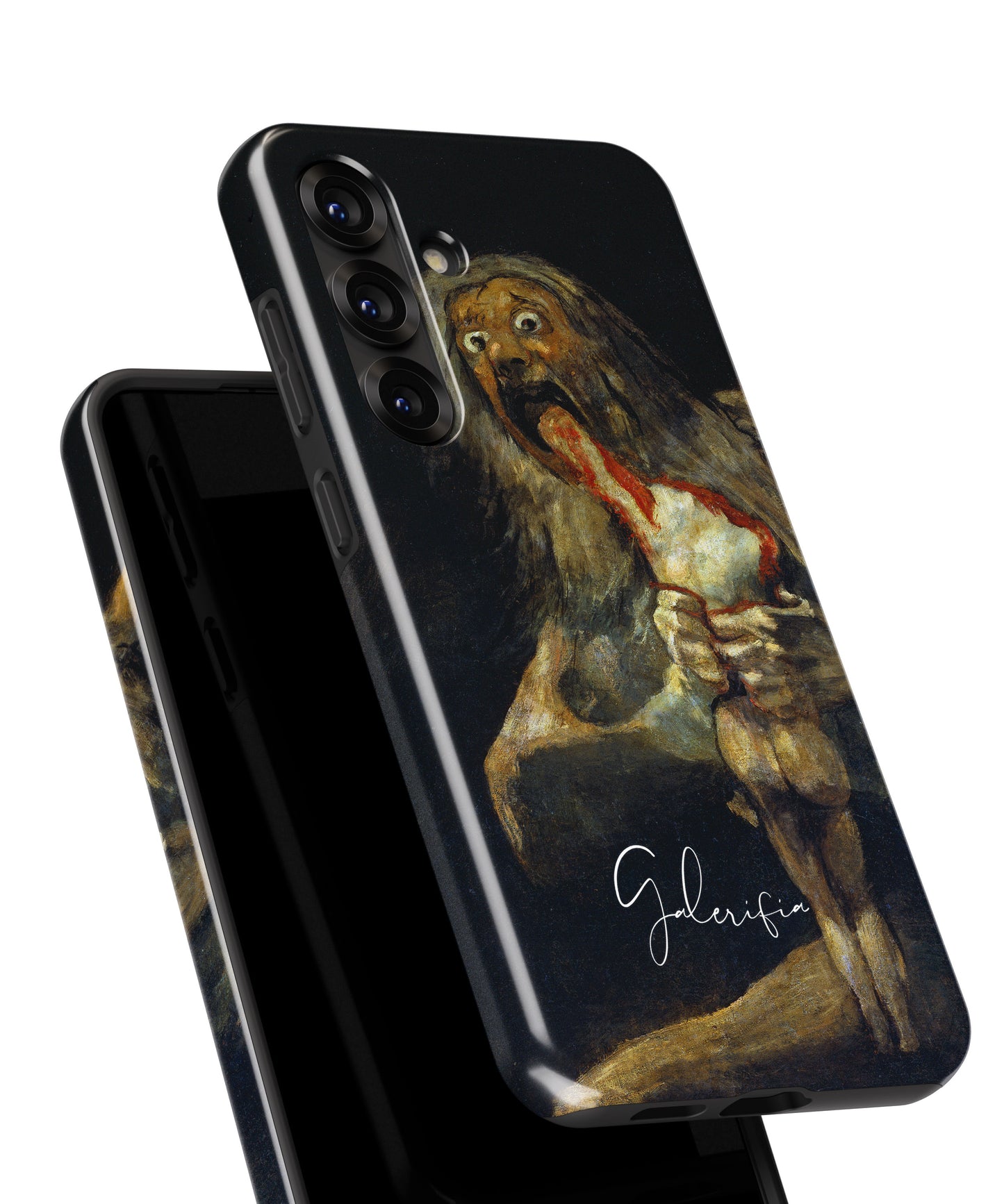 Saturn Devouring His Son by Francisco Goya printed on a tough Samsung Galaxy phone case front view
