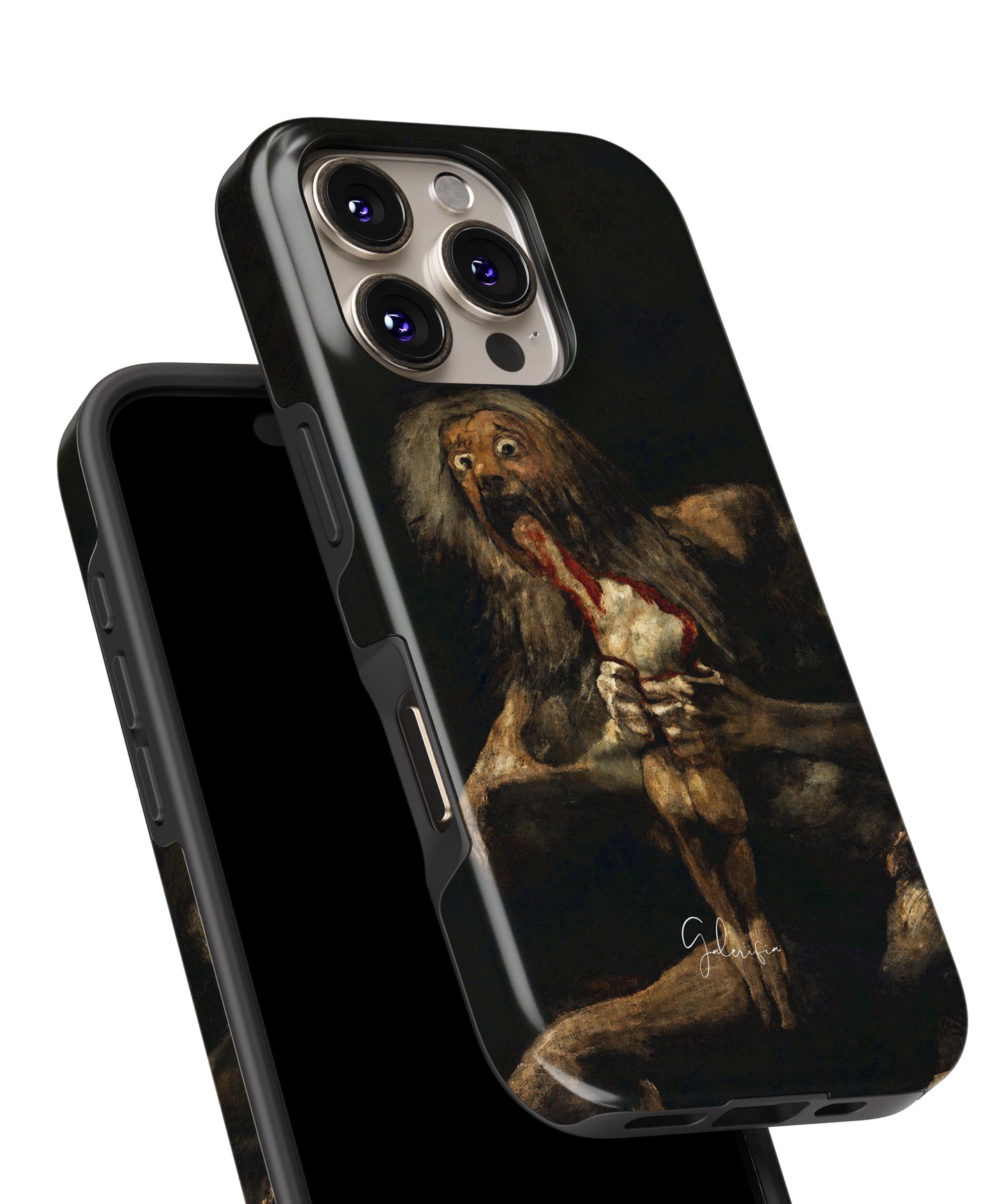 Saturn Devouring His Son by Francisco Goya iPhone Case