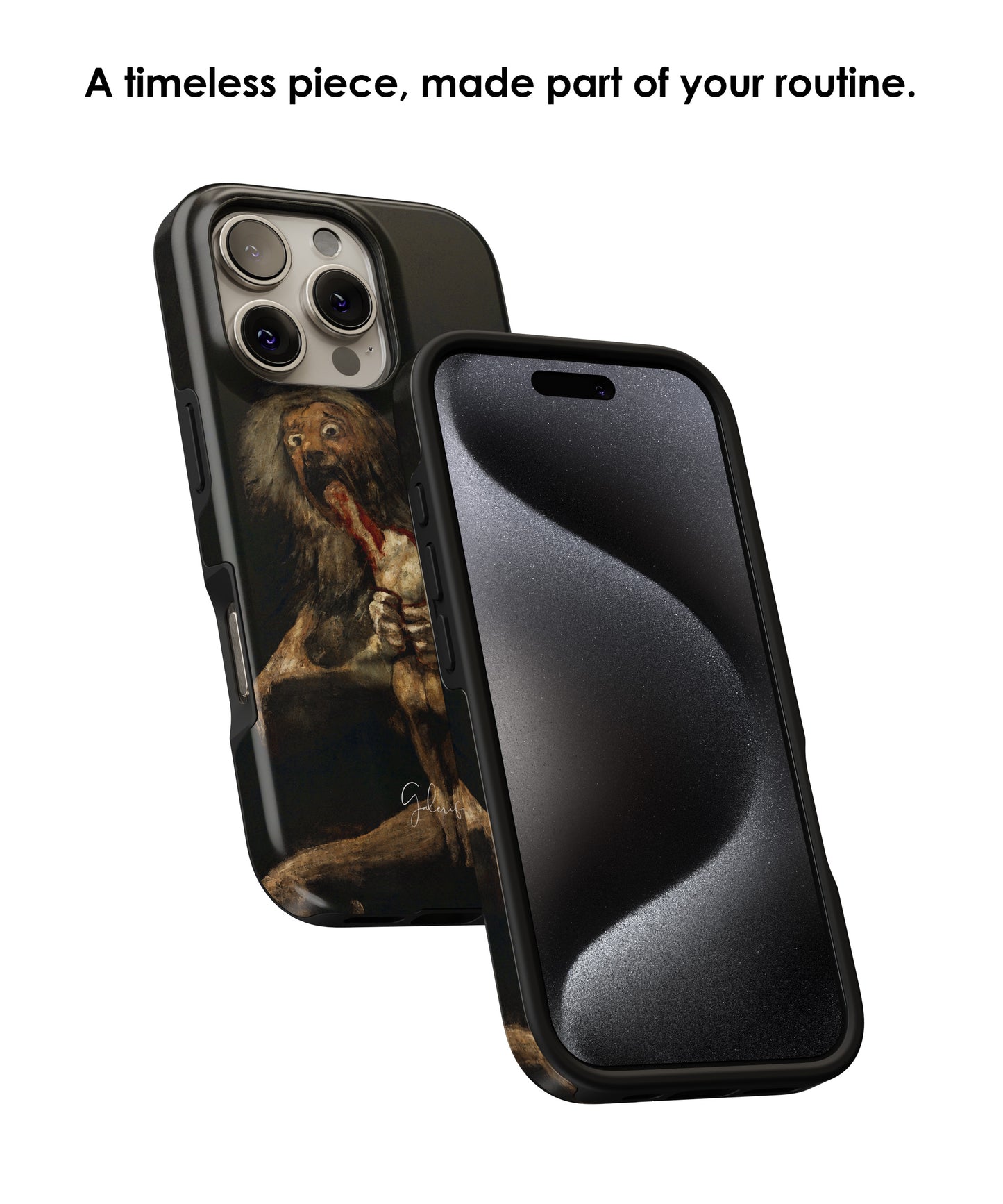 Saturn Devouring His Son by Francisco Goya iPhone Case
