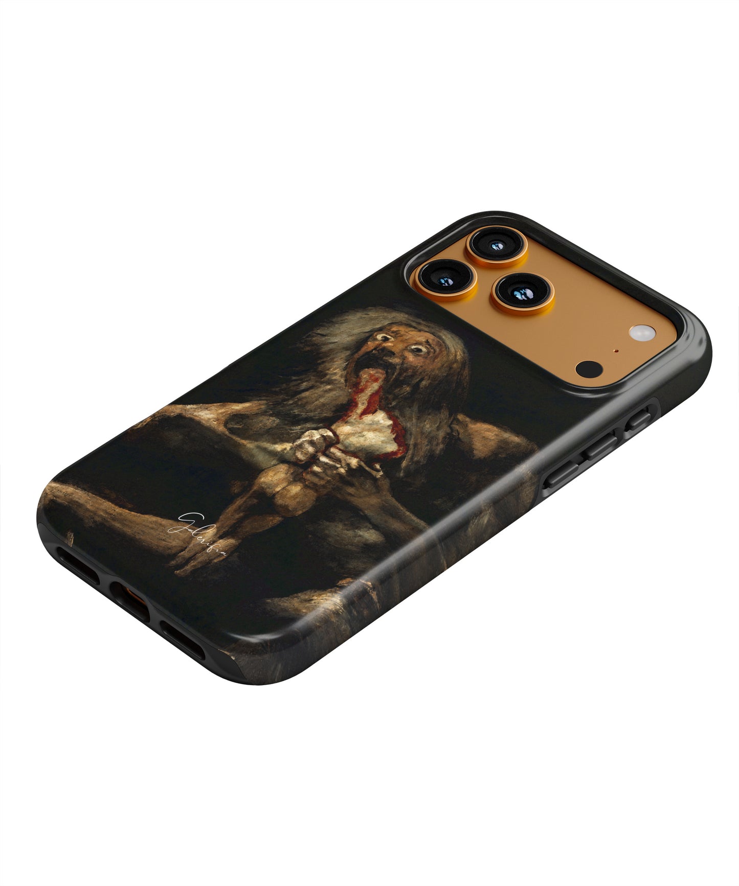 Saturn Devouring His Son by Francisco Goya iPhone Case