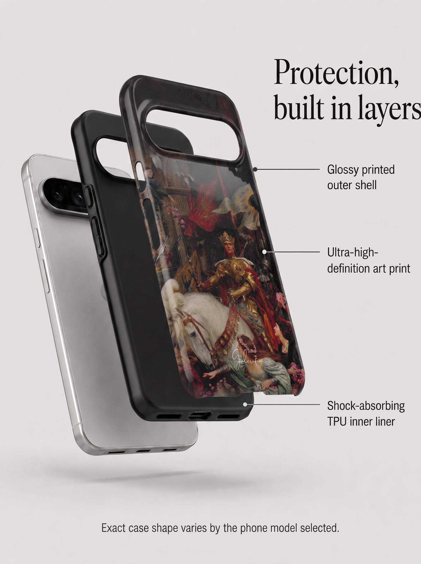The Two Crowns by Sir Frank Dicksee Google Pixel Case