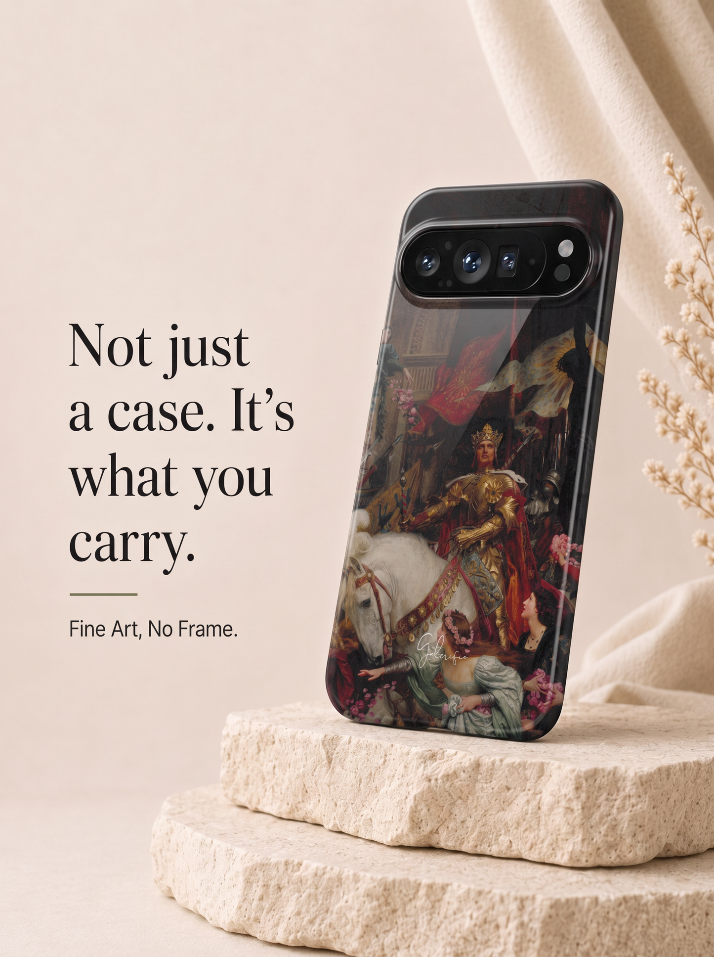 The Two Crowns by Sir Frank Dicksee Google Pixel Case