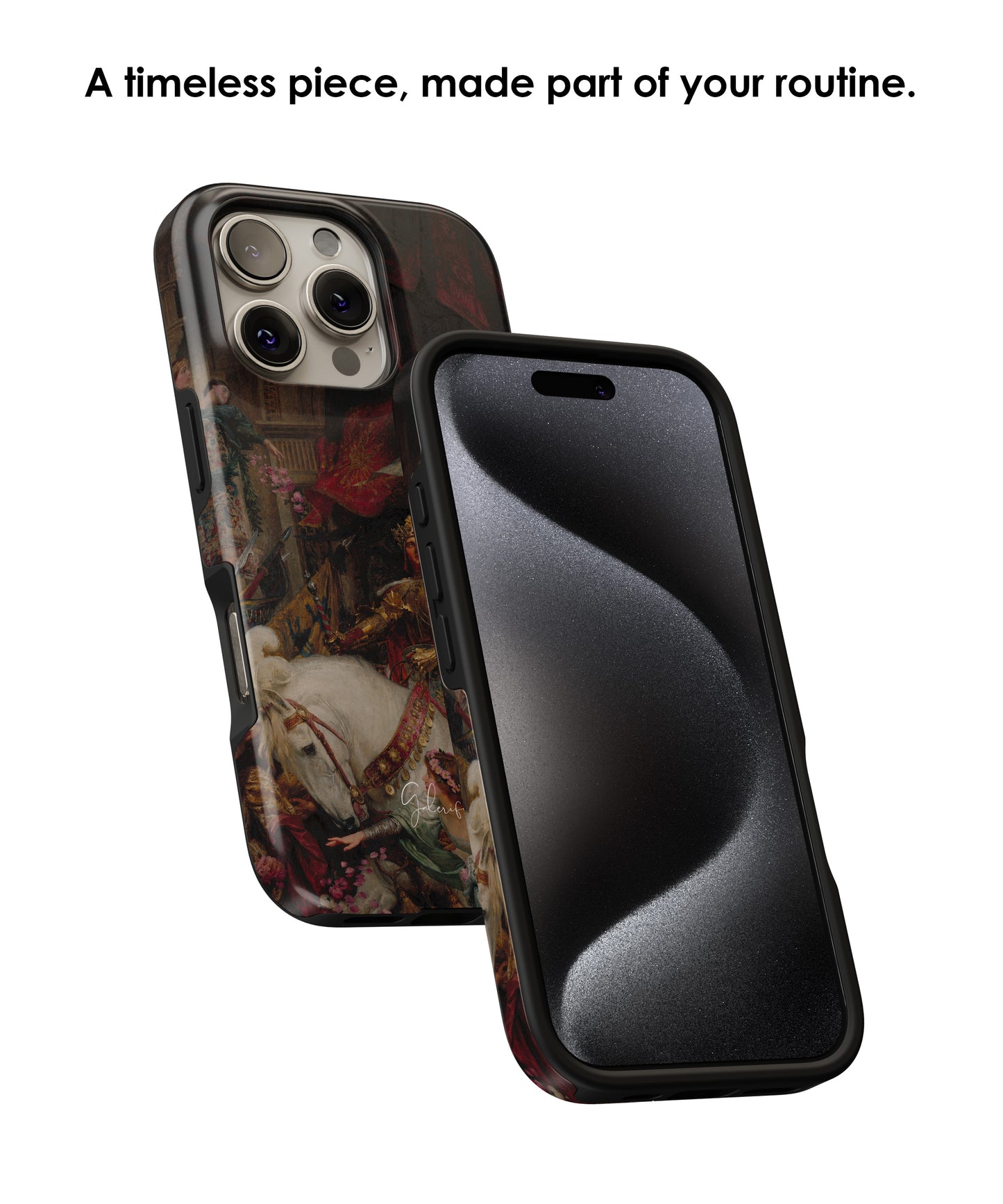 The Two Crowns by Sir Frank Dicksee iPhone Case